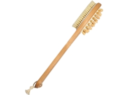 Escova De Banho Popetpop Com Cabo Duplo E Cerdas Naturais Para Cuidados O Corpo, Esfoliação Suave