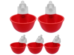 Bebedouro Automático Para Galinhas Em Copos, Em Pp, Com Saída De Água.