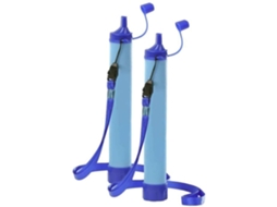 Sistema de Filtro de Água Externo - Purificador de Filtragem Pessoal - Azul - Capacidade 1500L S/MARCA
