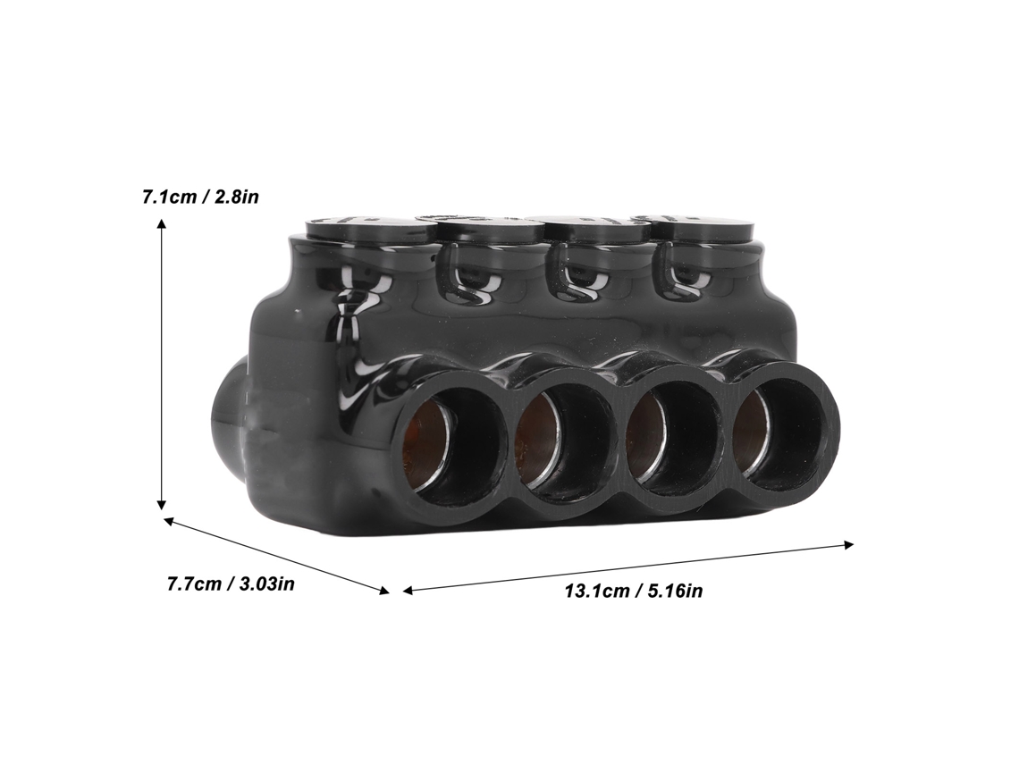Conector Isolado 4 Portas Para Cabos Alumínio Cobre
