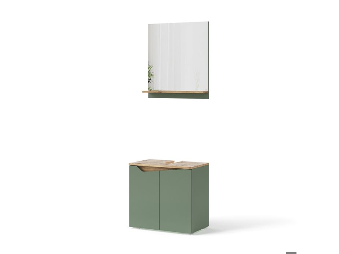 Móveis De Banheira Marelle, 2 Peças, Verde/artisan, Vicco