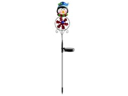 Luz de Natal Solar com Pinguim, Rena e Boneco de Neve LAXISCREED