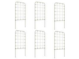 Conjunto de Jardim com 3 Peças Chaise, Mesa e Poltronas em Polirrattan e Metal, Marrom e Creme.