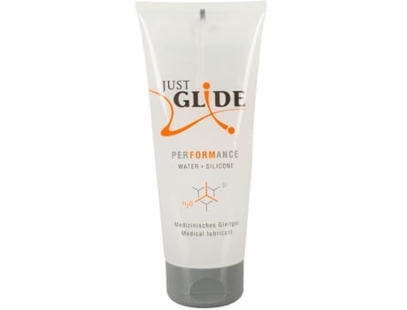 Just Glide Água Lubrificante Silicone - 200 Ml - Unissex / Adulto Transparente