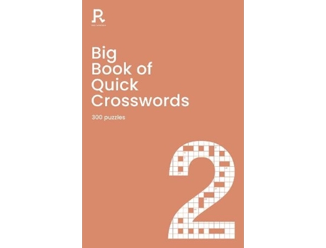 Livro big book of quick crosswords book 2 de richardson puzzles and games (inglês)