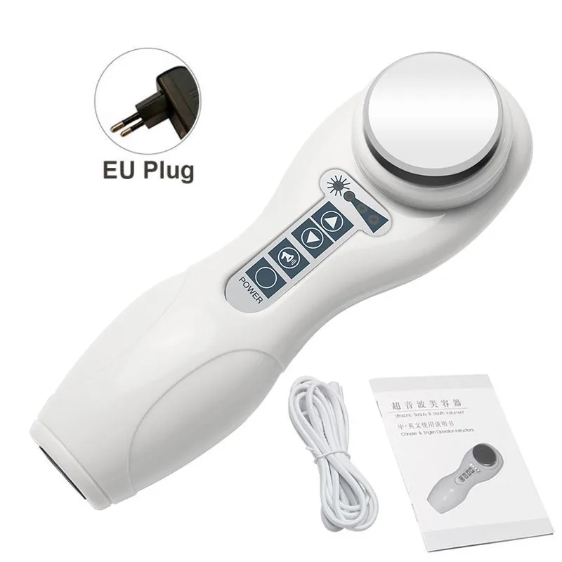 (plugue Padrão Europeu) Aparelho De Beleza Ultrassônico De 1mhz Para Rejuvenescimento Da Pele E Afinamento Facial.