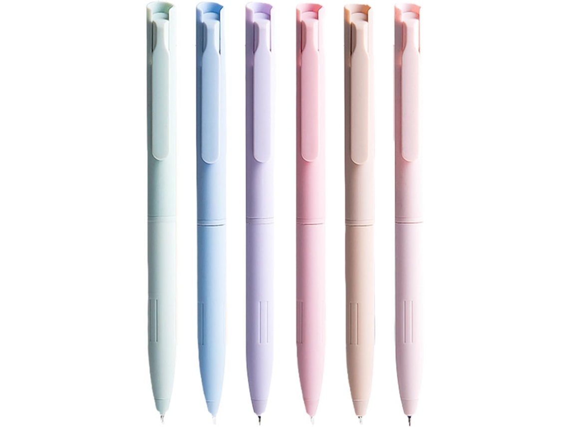 Canetas De Gel Coloridas, Retráteis, Para Crianças, Estudantes E