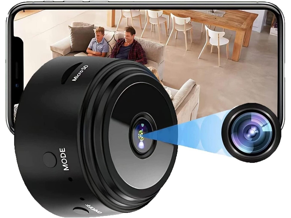 Mini Spy Camera, Oculta, 1080p Hd, Sem Fio, com Visão Noturna ZYBLSSBB