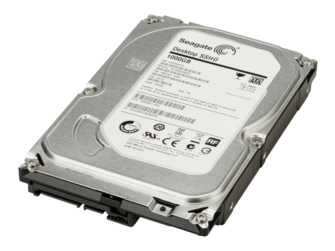 Disco HDD Interno HP 1TB 7.2k 6Gb/s (1 TB - SATA - 7200 RPM)