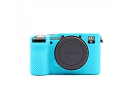 Capa Silicone HEXINYIGJLY para Sony A7c Ii/alpha 7c Ii/a7cm2/a7c2macia Leve, Antirriscos Azul