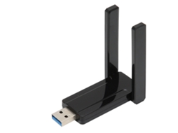 Placa de rede sem fio com antena dupla EOOCOO de alta velocidade USB 3.0