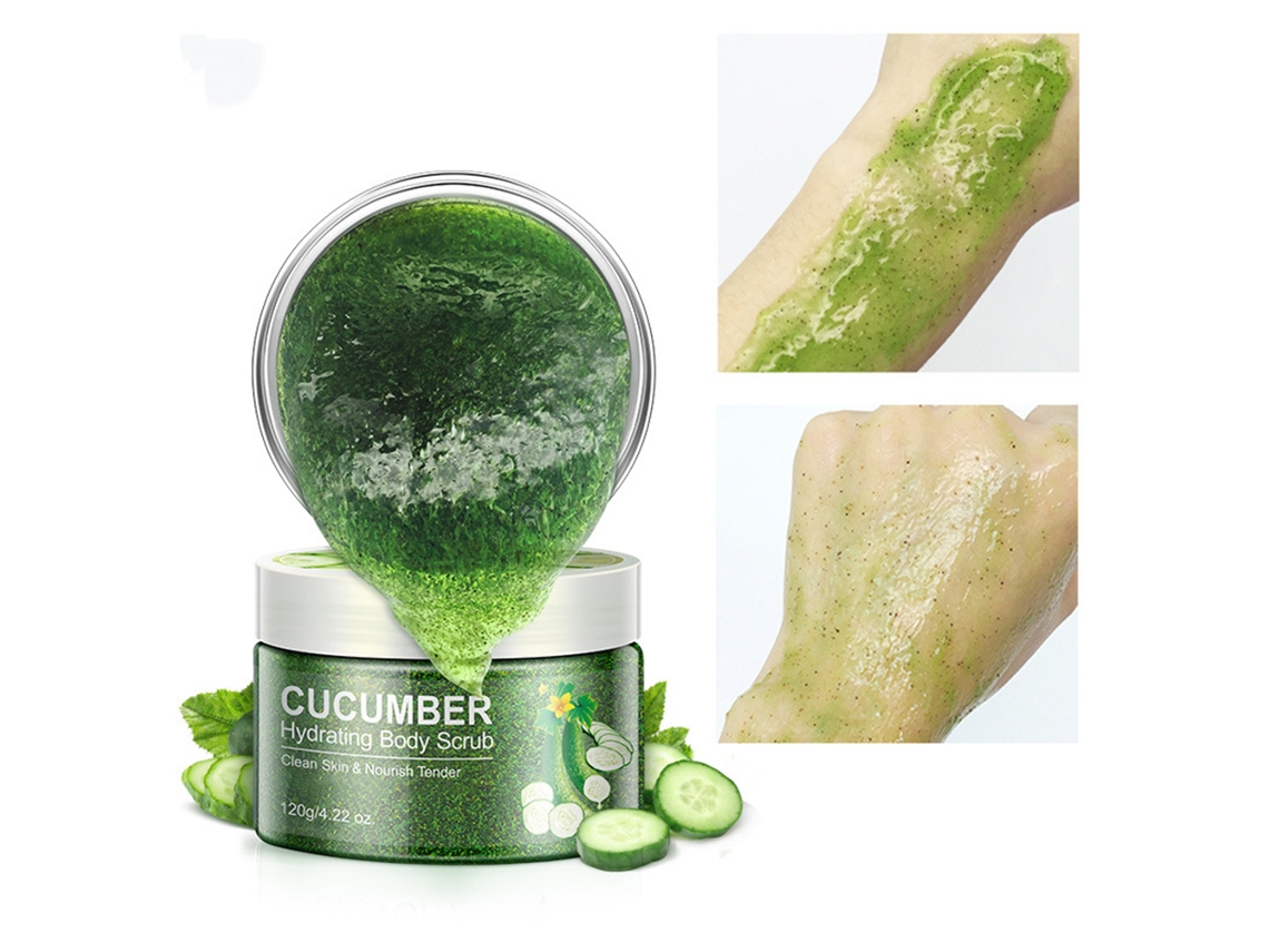 Exfoliante Corporal Hidratante De Pepino 120g - Suavizante E Remove Cutículas Corporais