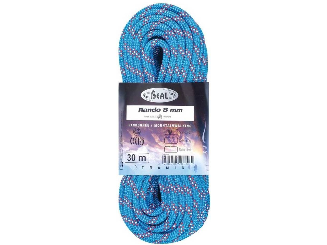 Corda De Escalada BEAL Cordas Rando (Azul - 48 m)