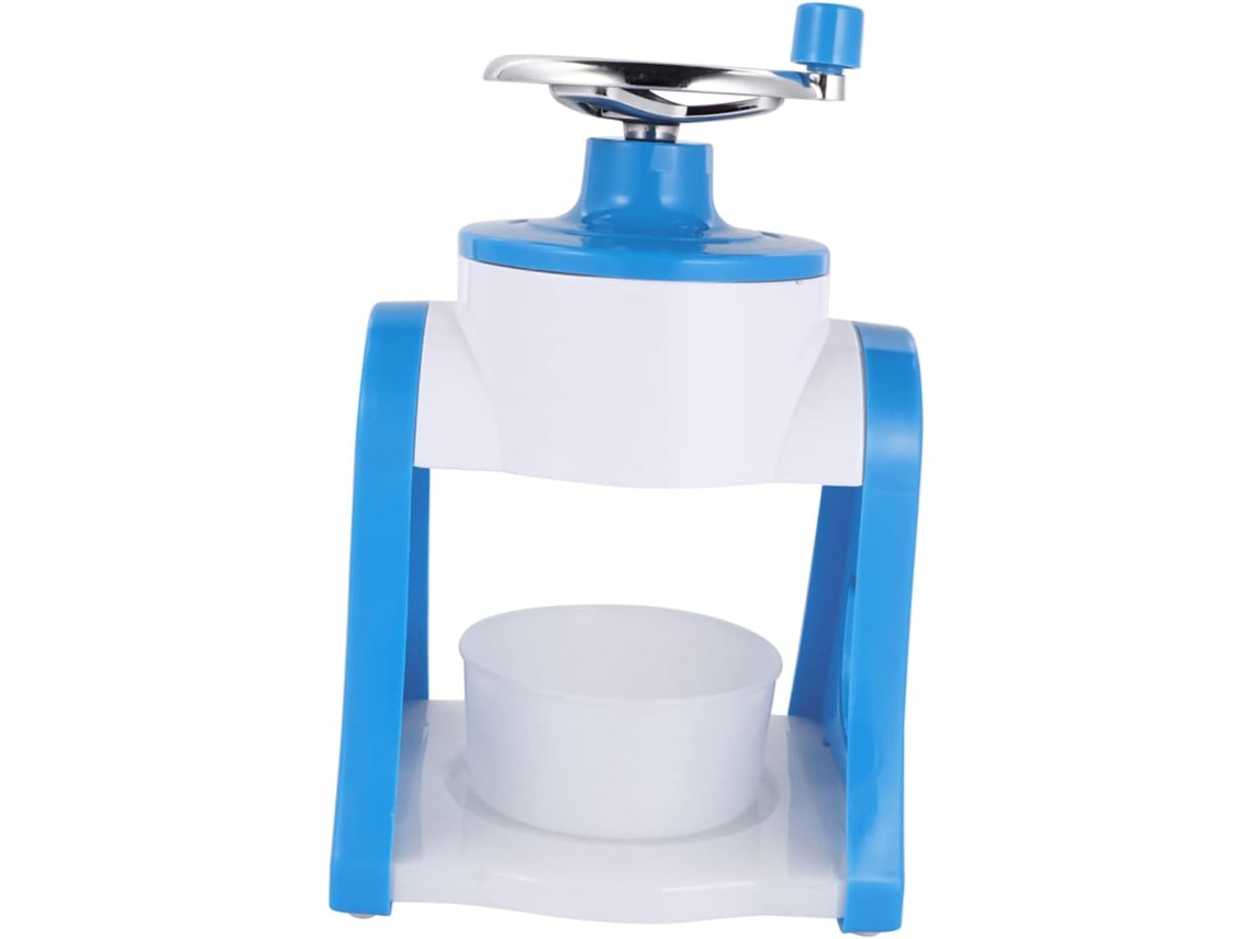 Triturador De Gelo Manual Azul Para Uso Doméstico, Máquina Compacta De Triturar Em Pp, Fácil De Usar Gokoco