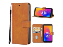 Para Tcl 303 Couro Phone Case Boris