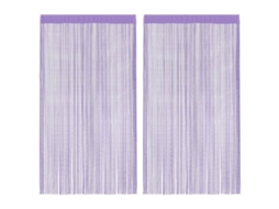 Maison Exclusive - Cortinas De Fios 2 Pcs 140x250 Cm Roxo