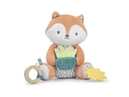 Pelúcia Calm Springs Kitt Fox, mordedor sem BPA, tecidos multitexturizados, idades 0+. Engenhosidade.