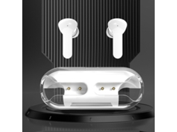 Auriculares Bluetooth True Wireless  Jogo de redução de ruído sem fio 5.3 de alta bateria com baixo atraso para  branco