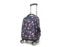 Mochila de viagem, Rodas E Alça Mochila telescópica «borboleta apaixonada por flores»