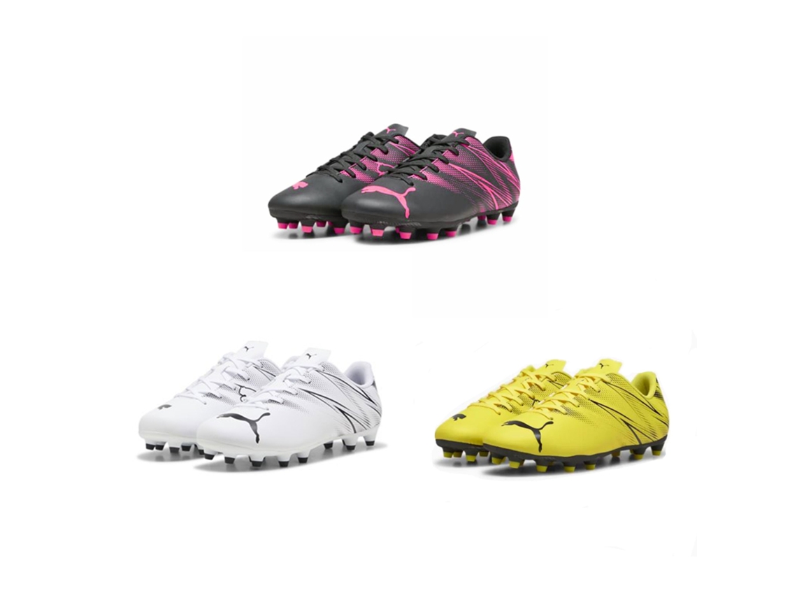 Chuteiras Puma Attalanto Junior Fg/ag Preto/prata Tamanho 30