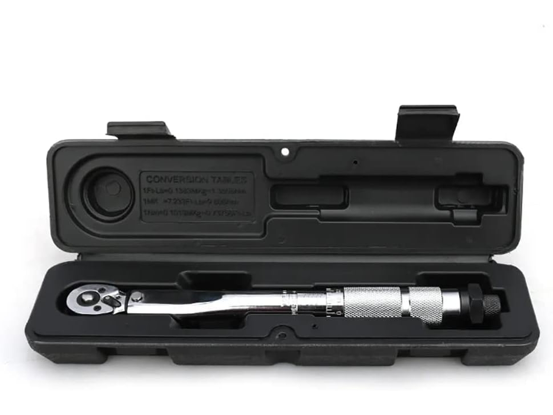 Chave de torque ajustável, pré ajustada 5 a 25 Nm, ferramenta reparo manual aço cromo vanádio | S/MARCA
