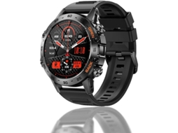 Relógio inteligente masculino Bestvite K52, relógio esportivo militar Bluetooth, monitor de sono e condicionamento físico à prova d'água, tela HD de 3,5 cm.