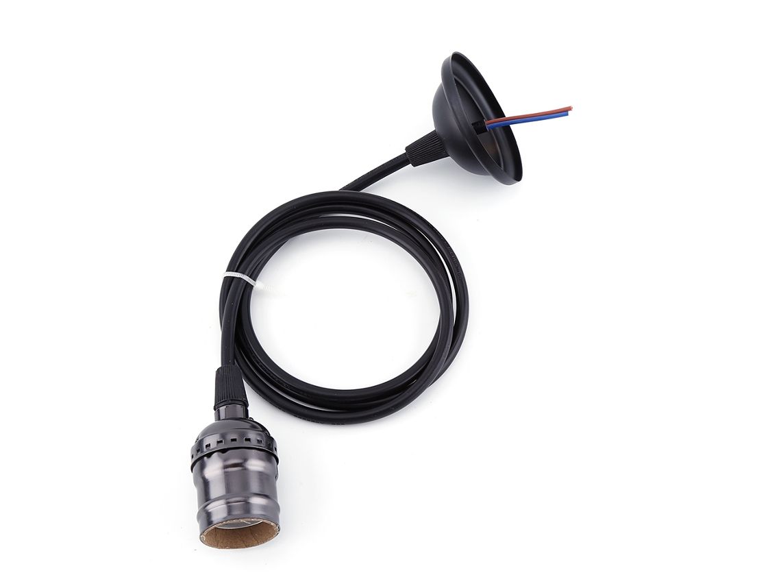 Luminária de Mesa LAXISCREED Base E27 Preto Pérola Sem Interruptor