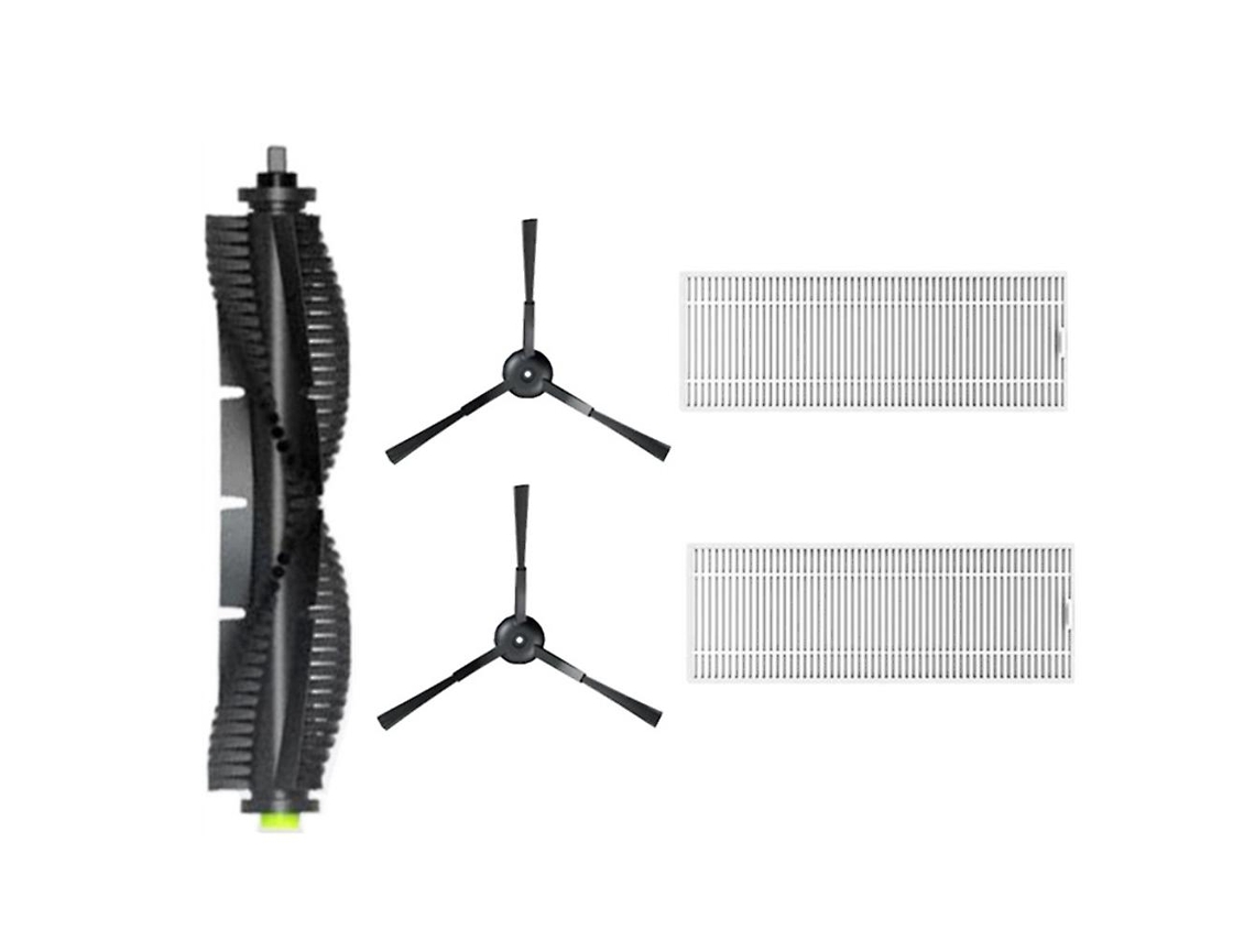 Acessórios de Aspirador 5 peças escova rolante filtro escova lateral para qihoo 360 s10 x100 max de pó