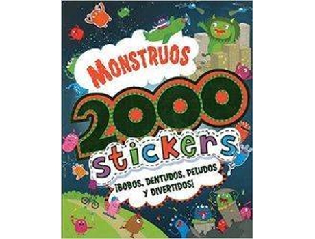Livro Monstruos 2000 Stickers - Bobos, Dentudos,Peludos,Divertidos de Vvaa (Espanhol)