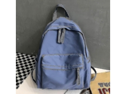 Mochila Para Mulher De Lona Antirrobo Mochila Escolar Adolescentes Estudantes Escritório Viagem Qualidade Premium Azul