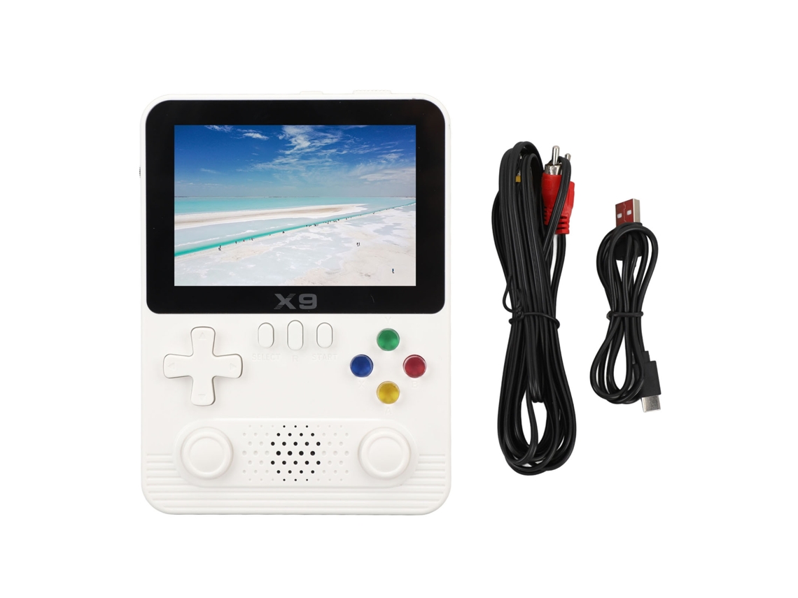 Console de Jogos Portátil EOOCOO (memória de 32g, Suporta Jogos para Dois Jogadores)