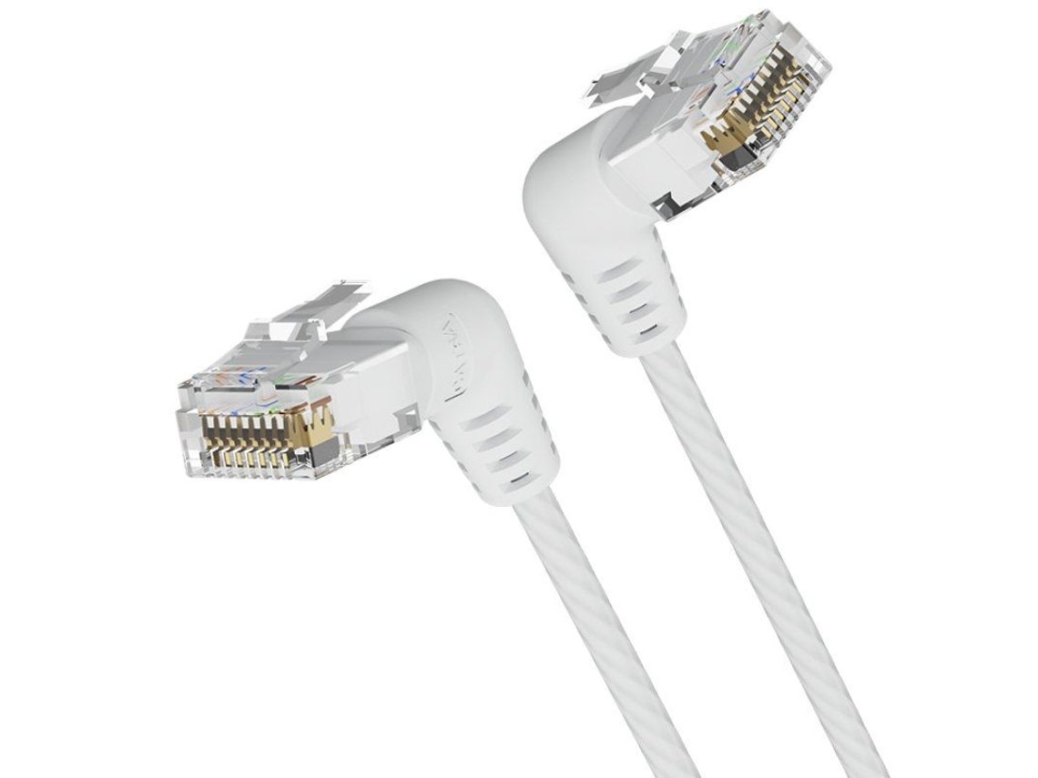 Cabo de Rede Rj45 Utp VENTION Ibowd Cat.6A/ 50Cm/ Branco