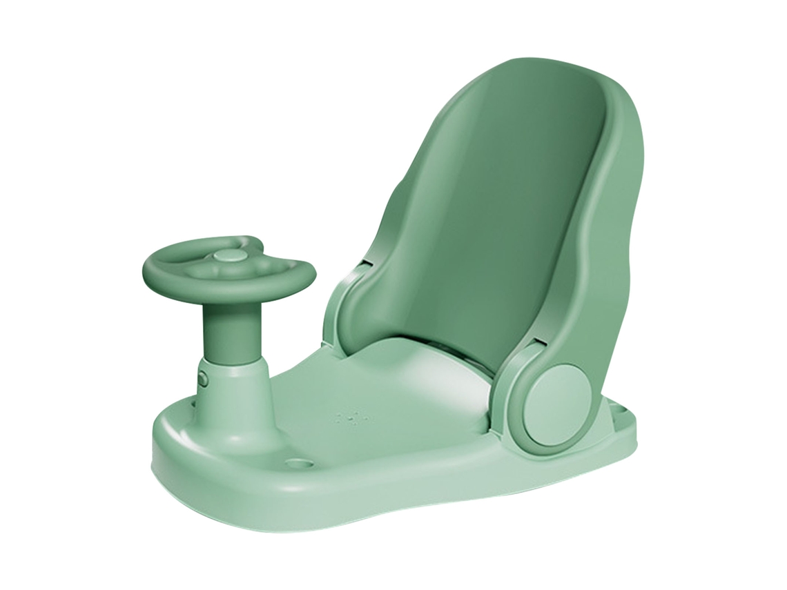 Primerox cadeira de Banho para Bebê Antiderrapante Ajustável Modos Sentado/deitado Dobrável Verde