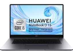 Pack HUAWEI Portátil MateBook D15 (15.6'' -  Intel Core i5 - 8 GB - 256 GB SSD) + Mochila + Rato + Router