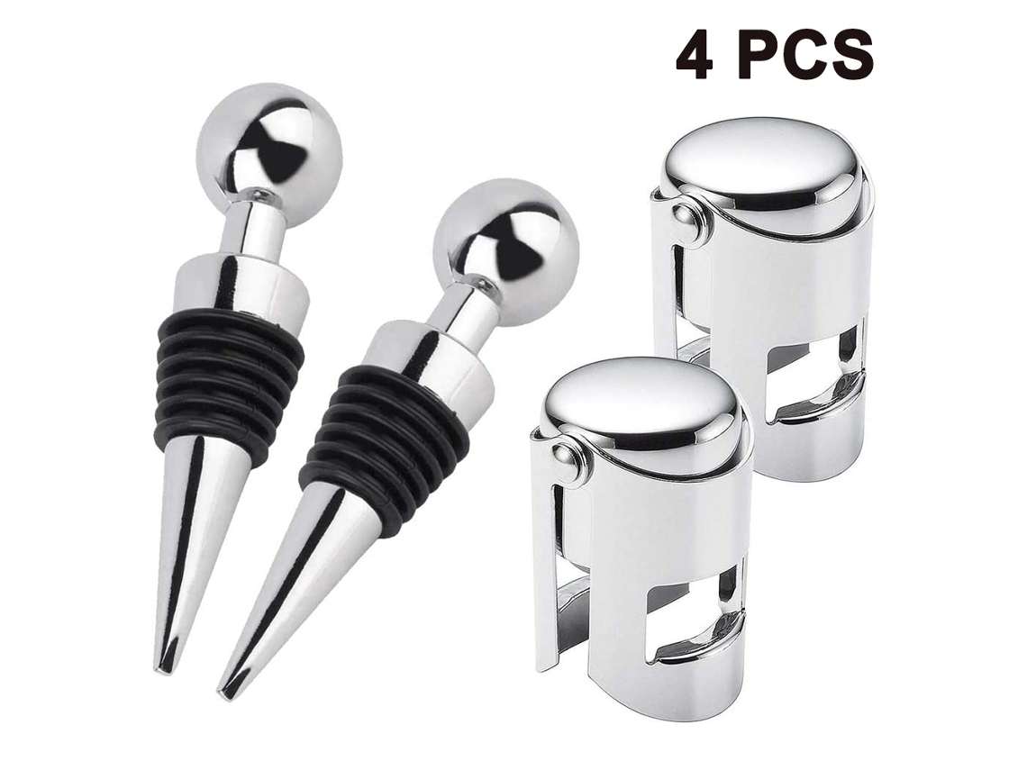 Conjunto De Rolhas Para Garrafas, Para Garrafa De Vinho, Para Champanhe
