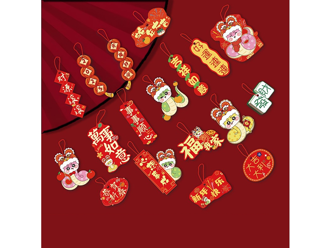 Decoração de Ano Novo Chinês LAXISCREED