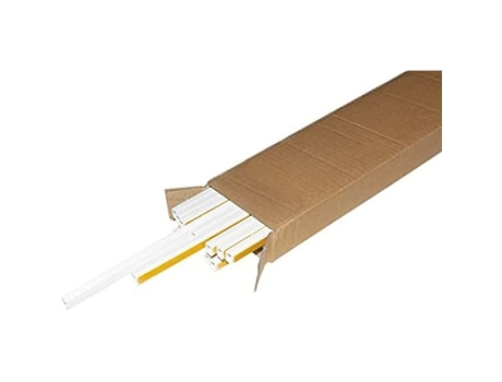 Protetores de Cabos Adesivos em Pvc com Tampa Removível LINK Lk1561028 Branco 15 Mm X 10 Mm X 1 M