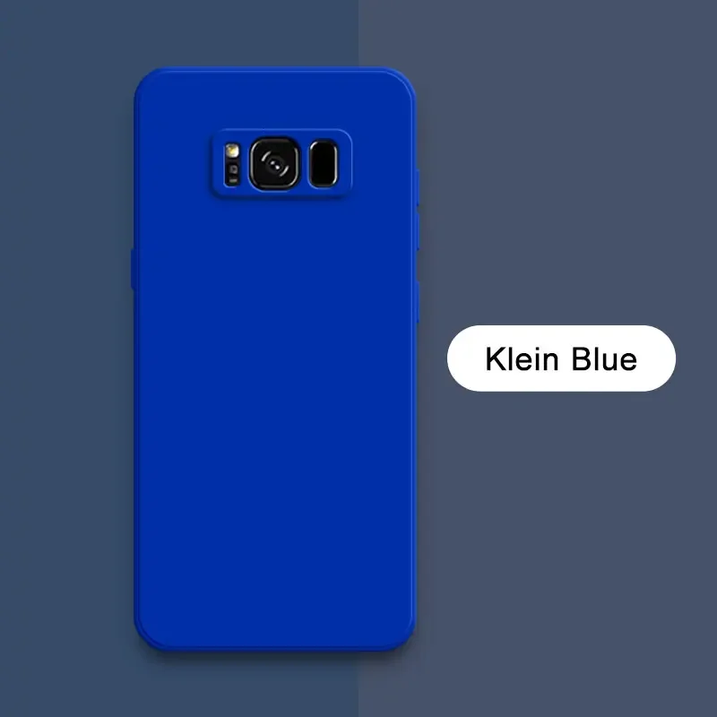 Capa De Silicone Líquido Para Celular Samsung Note 10 (azul Klein), Com Parte Traseira Macia E Resistente A Impactos.