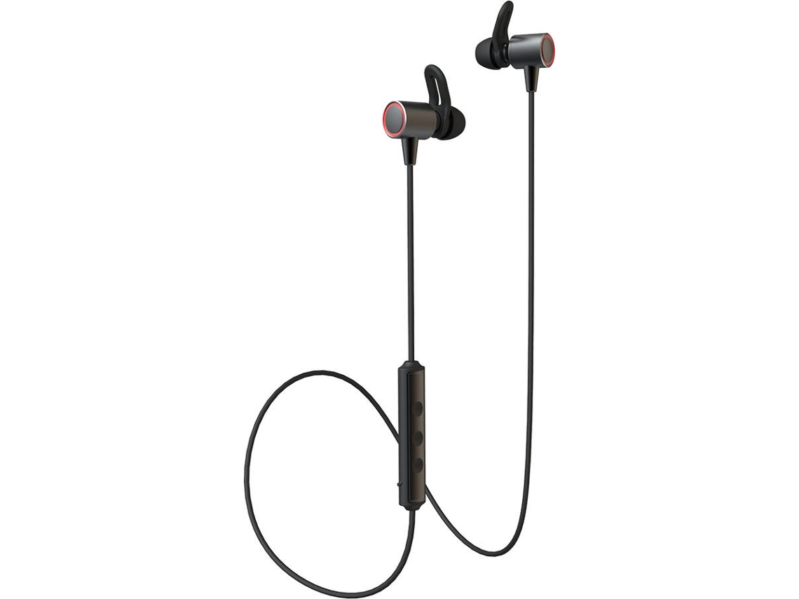 Auriculares Bluetooth True Wireless ANSELF S60 Sport (In Ear - MicroAuriculares - Preto)