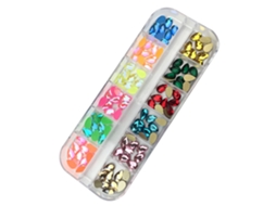 Arte De Unhas 3D Com Strass E Pedras De Cristal Planas Para Decoração De Unhas Faça Você Mesmo -St-05 ZMDECQNA