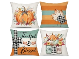 Capas de Almofadas de Abóbora Decorativas Conjunto de 4 NEVEANCE