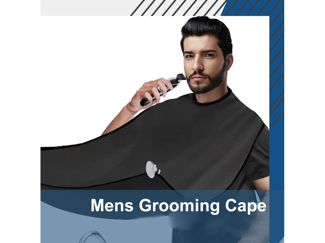 Delantal Para Barba Homem Cape De Barbear Com Ventosas Tela Impermeável Para Grooming