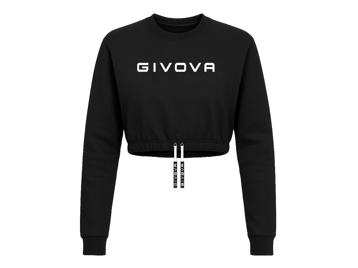 Camisa feminina de manga comprida Givova Scollo A Barca tamanho XL