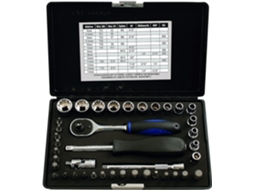 Jogo De Soquetes E Bits Alldrive 3568 1/4" D 40 Peças