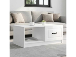 Vidaxl Mesa De Centro Branco Brilhante 90 X 50 X 37 Cm