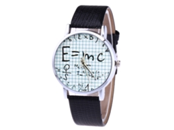 Relógio de quartzo casual unissex Zhoulianfa T439-yx com pulseira de PU (preto)