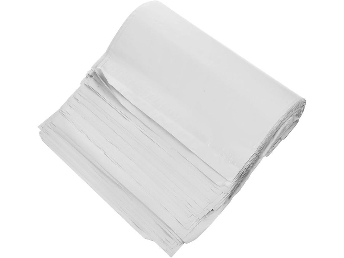 Pacote com 100 Sacolas Reforçadas para Embalagem de Roupas e Envio para Pequenas Empresas - Ideais para Uso Postal