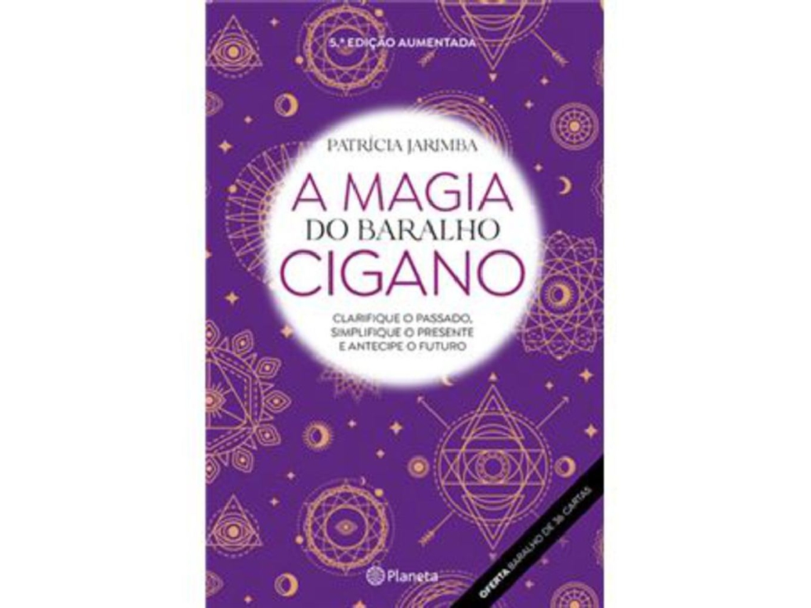 Livro A Magia do Baralho Cigano de Patrícia Jarimba (Português)