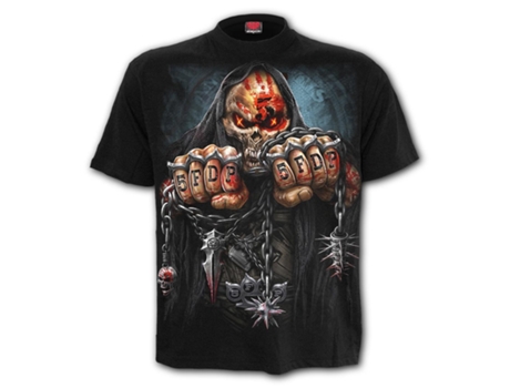 T-shirt 5Fdp  SPIRAL (3XL - Algodão - Preto)