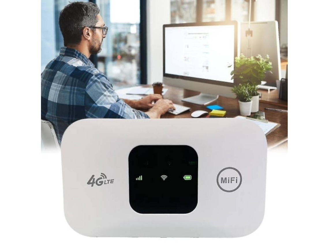 Roteador Wi-Fi 4G LTE Profissional 300 Mbps com Antenas BRILVIBERA